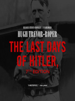 cover image of The Last Days of Hitler
